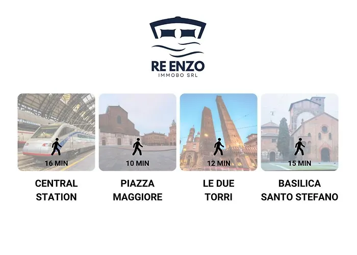 شقة Re Enzo - 10 Minutes Walk To Piazza Maggiore بولونيا